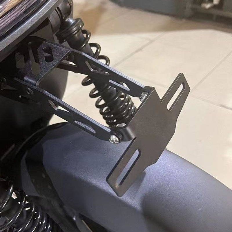Modified Short Tail License Plate Holder Motorcycle License Plate Holder Accessories Modified Adjustable License Plate Bracket Extension Bracket Accessories