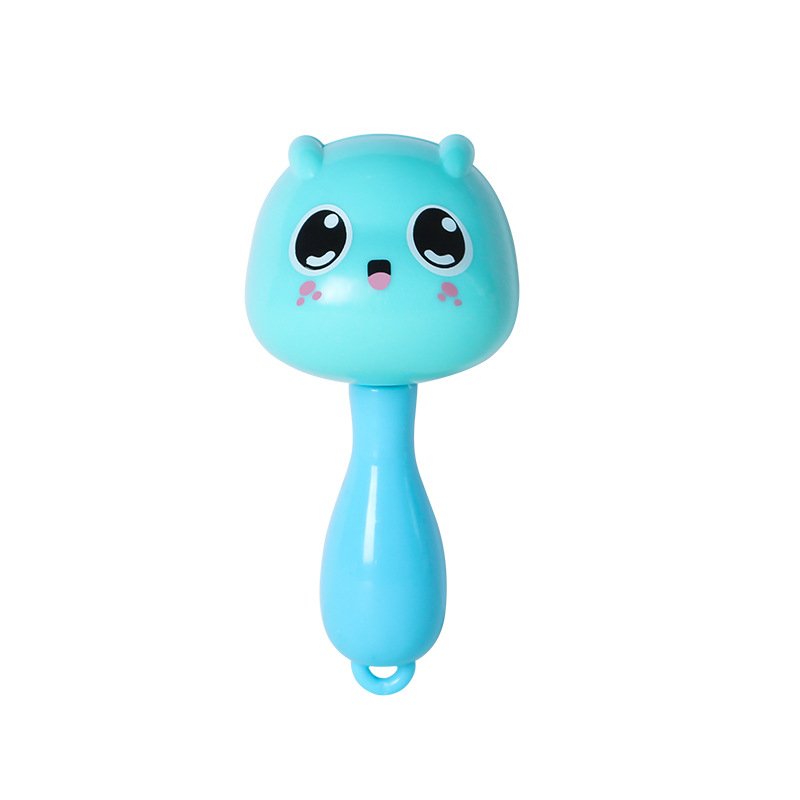 Hand-held bread Superman sand hammer hand rattle 0 to 3 months newborn rattle toddler toy baby soothing 9