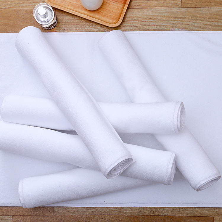 Floor Towel Hotel White Thickened Dense Floor Towel Towel Beauty Salon Sweat Steamed Cotton Bath Towel Floor Mat Foot Healing Towel