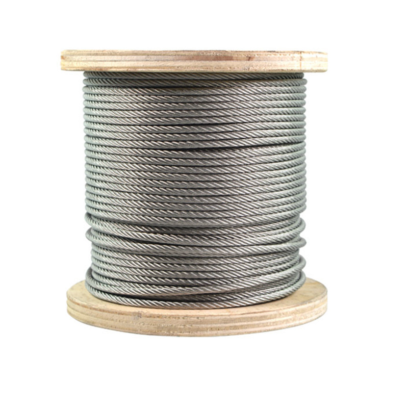7x 19 stainless steel wire rope factory processing 2mm-30mm 304 steel wire rope for animal husbandry, fishery and forestry