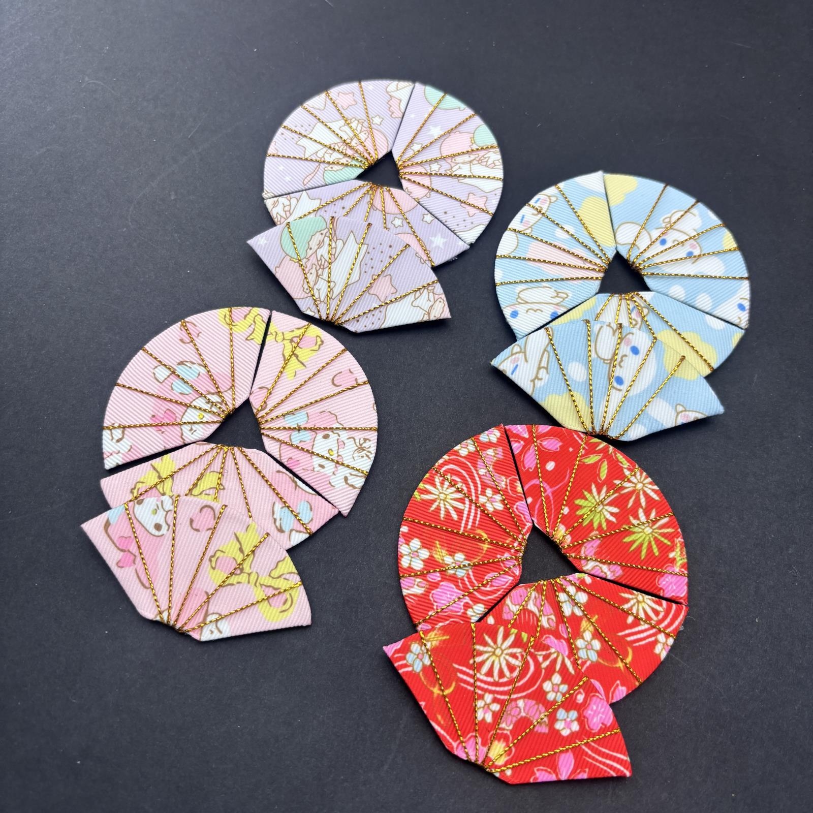 Ободок с бантом, полупрозрачный, детский, аксессуары для волос, ручная работа