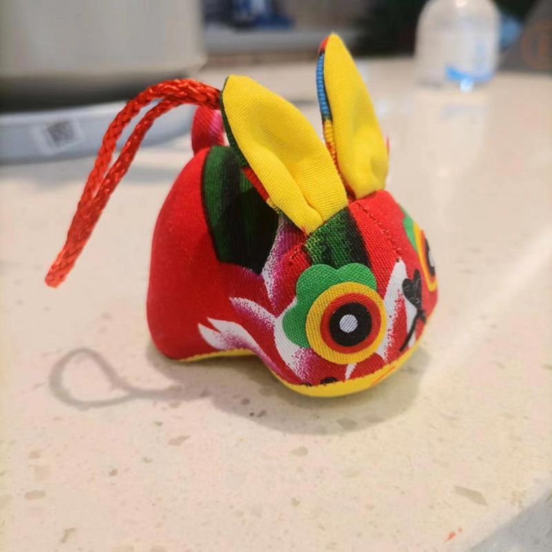 Чисто ручная работа тканевый тигр саше кукла кошелек фестиваль драконьих лодок кролик тканевый тигр народные ремесла на продажу