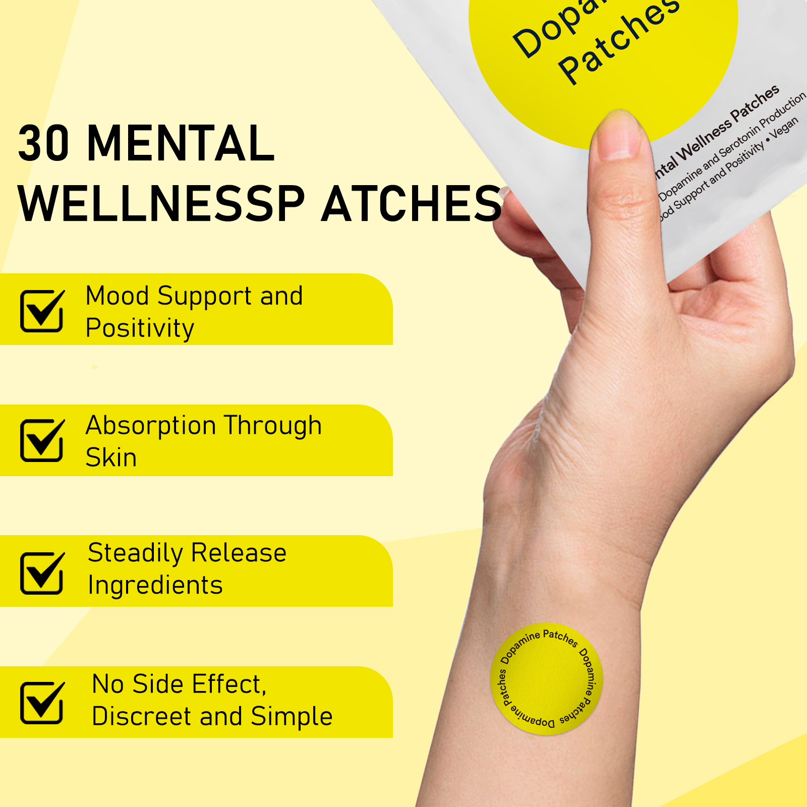 Cross-Border Body Shaping Patches, Gentle Penetration, Deep Elasticity, Light Body Shaping, Firming Curves, Glp Patches