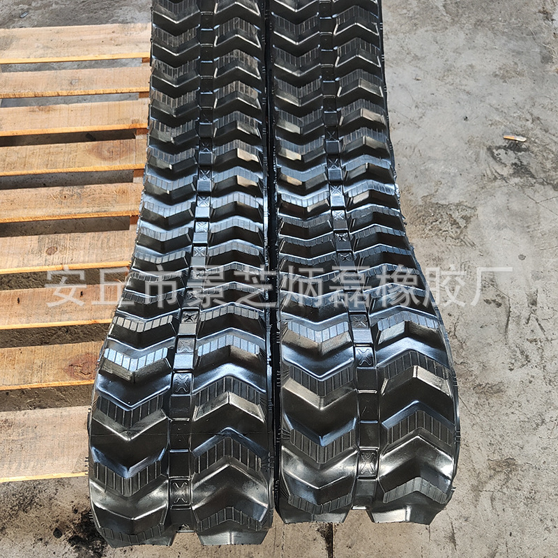 Резиновая гусеница из натурального бутадиенового каучука для малых комбайнов, оптовая продажа