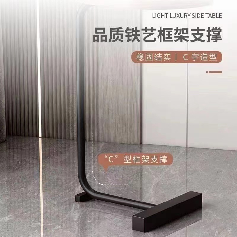 Processing and Customization of Small Coffee Table Side Table Scandinavian Living Room Home Balcony Corner Table Small Table Physical Storage Small Table