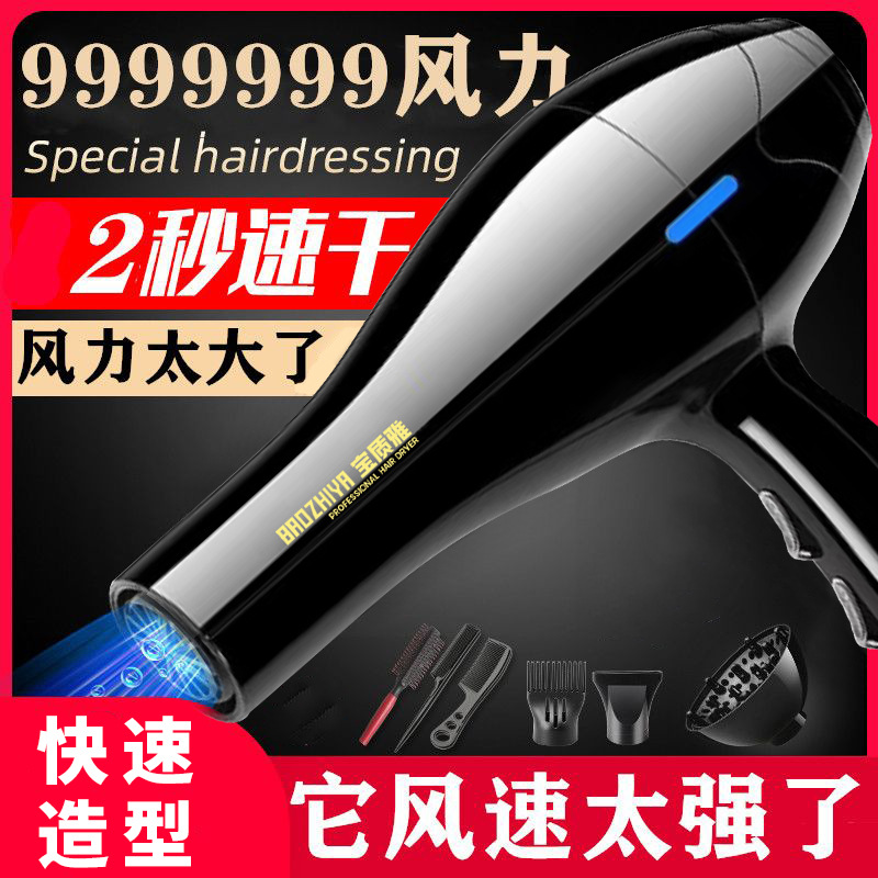 Hair Dryer Hair Salon High Power High Wind Hair Dryer Wholesale Appliances Household High Power Hair Dryer Factory Wholesale