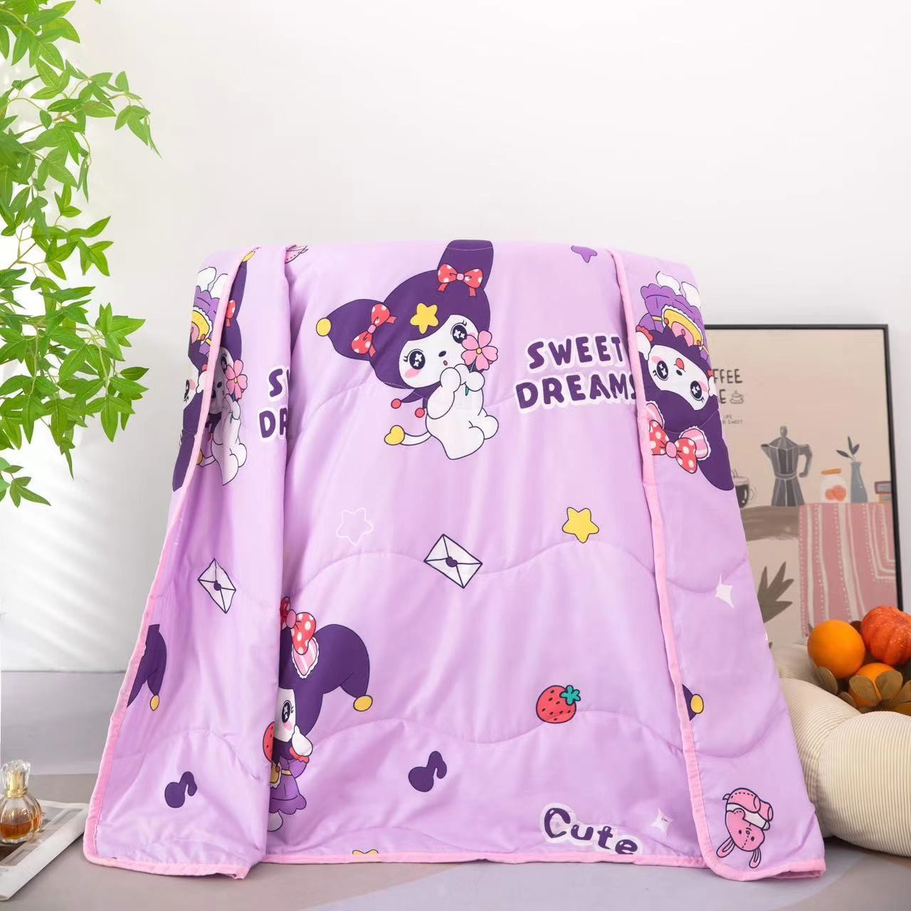 Children's Summer Cool Quilt Students Summer Quilt Air-conditioning Quilt Single Foreign Trade Small Quilt Children's Four Seasons Quilt Machine Washable Wholesale