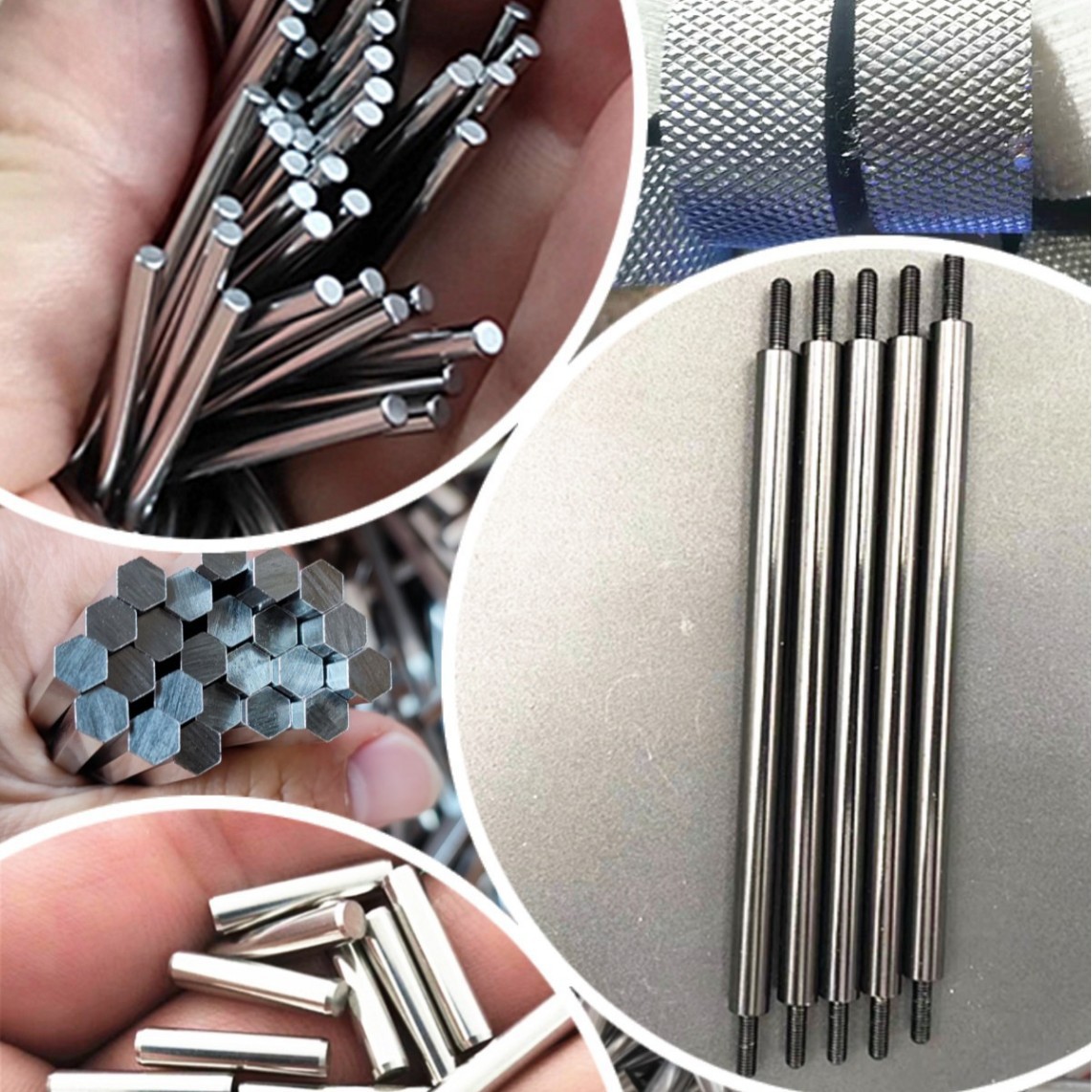 Factory in stock 304 stainless steel rod solid steel wire 201 round rod stainless steel round steel rod material zero cut 2mm chamfer