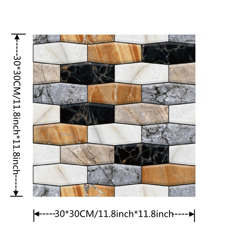 3D обои трехмерные наклейки самоклеящиеся для мебели эффект мягкой сумки 30X30 см