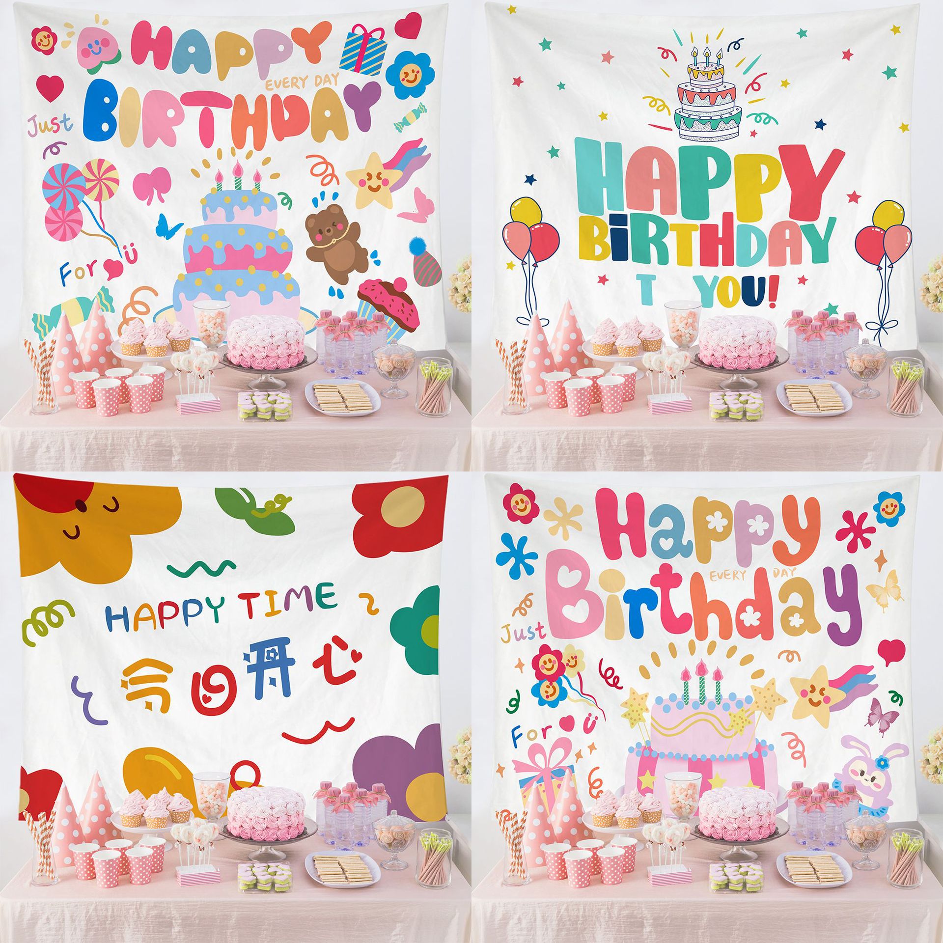 Корейский стиль, гобелен для детского праздника, фон для фото