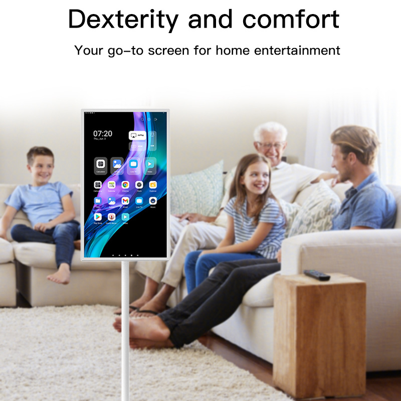 24-дюймовая машина для живой трансляции, смарт дом, офис, мобильный смарт, большой сенсорный экран, высокая конфигурация, вращающийся подъемный экран