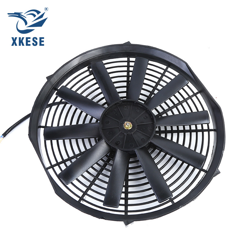 Cooling fan 12V car air conditioning cooling fan high speed fan 10 inch ultra-thin general car electronic fan