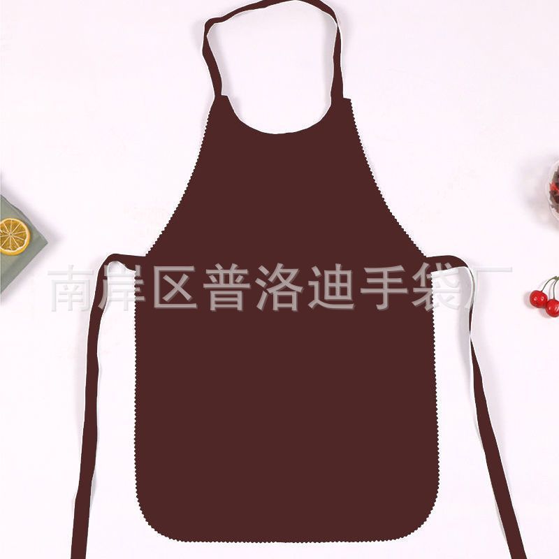 Disposable apron custom logo printing hot pot catering special barbecue shop waterproof and oil proof wholesale painting bib