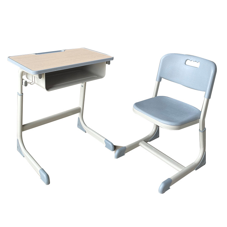 Desk and Chair Set with C-Shaped Core, Adjustable Height, Suitable for Primary and Secondary School Students, Training and Study Desk, Home Desk and Chair Set