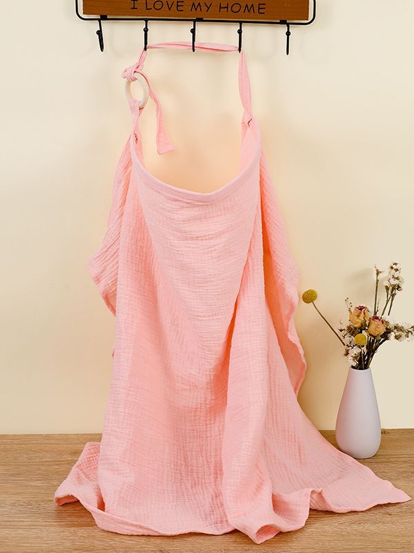 INS Double-layer Baby Cotton Blanket Cloth Feeding Cloth Shawl Feeding Overalls Going Out Anti-light Feeding Towel