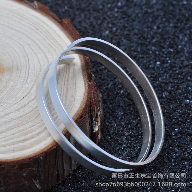 999 Pure Silver Bar DIY Semi-Finished Bracelet Ring Raw Material Wood Inlaid Silver Flat Wire Silver Thin Sheet Silver Thread