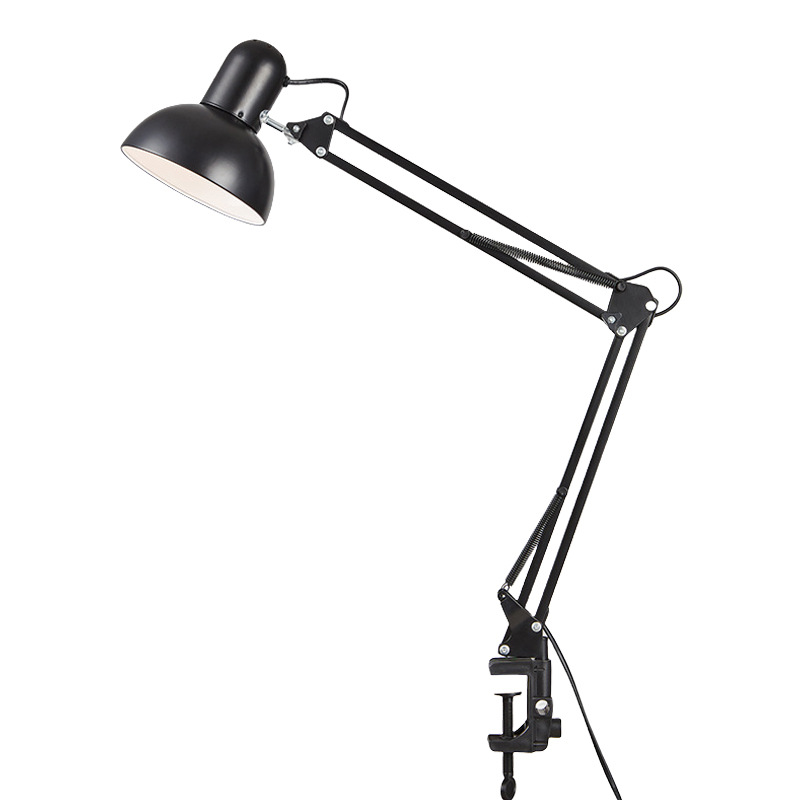 LED Long Arm Eye Protection Table Lamp Learning and Reading Work Eyelashes Nail Art Table Lamp Creative Folding Long Arm Clip Table Lamp