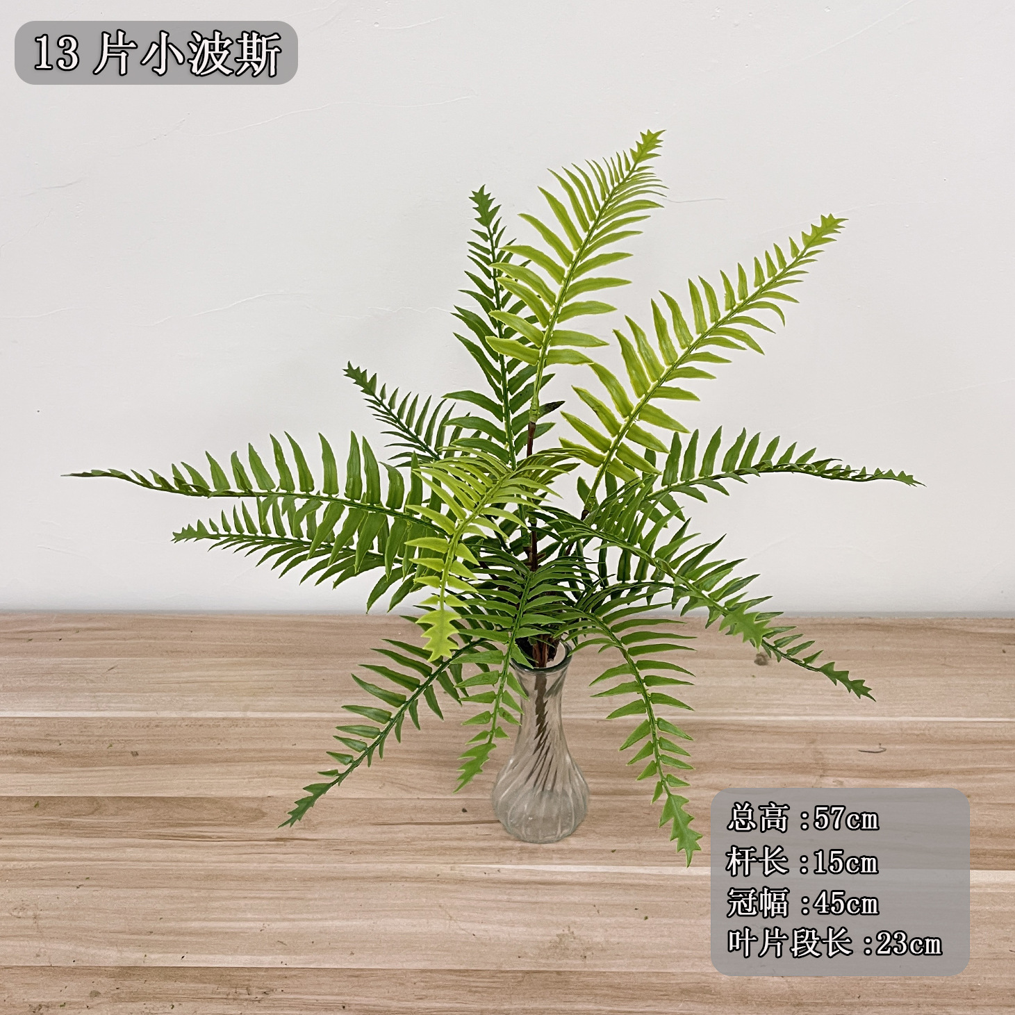 Simulation green soft glue fern small fern landscape arrangement fern fern flower arrangement green plant Persia