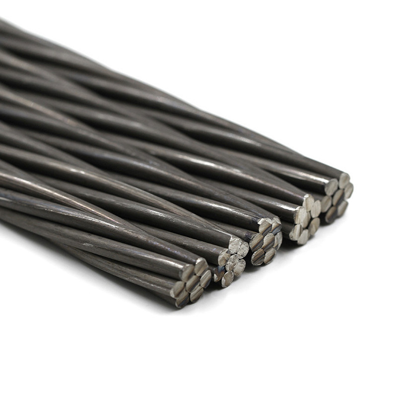Steel strand Prestressed steel strand Bonded unbonded steel strand Anchor cable Slope support Steel strand 15.2