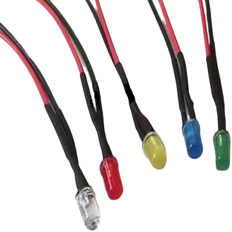 led light-emitting diode processing molding curved foot cutting foot folding foot plus resistance welding wire line length 20mm