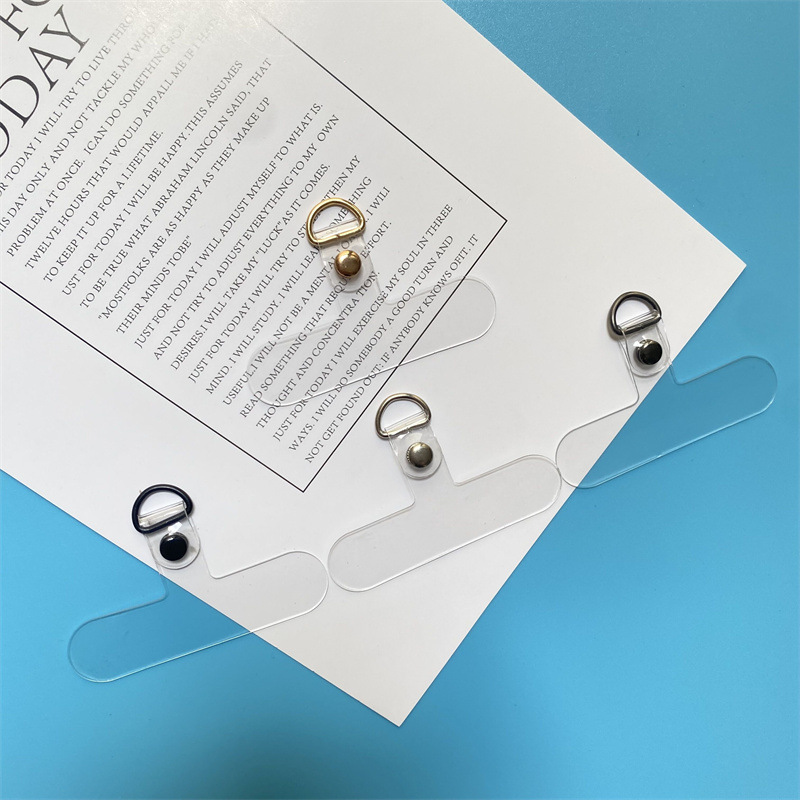 Заводская распродажа, накладка для шнурка мобильного телефона, прозрачная прокладка, клип для цепочки мобильного телефона, аксессуары для шнурка