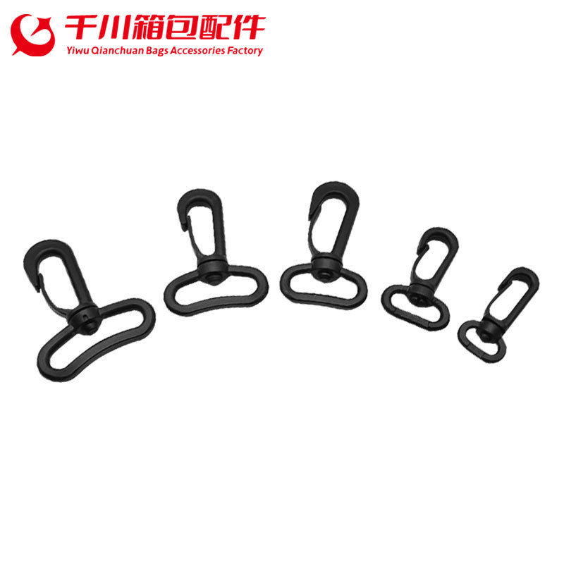 Plastic Hook Buckle for Luggage, 360-Degree Rotating Hook Buckle, Dog Buckle, Lobster Clasp, Strap Buckle Accessory, 25m Ultra-Light