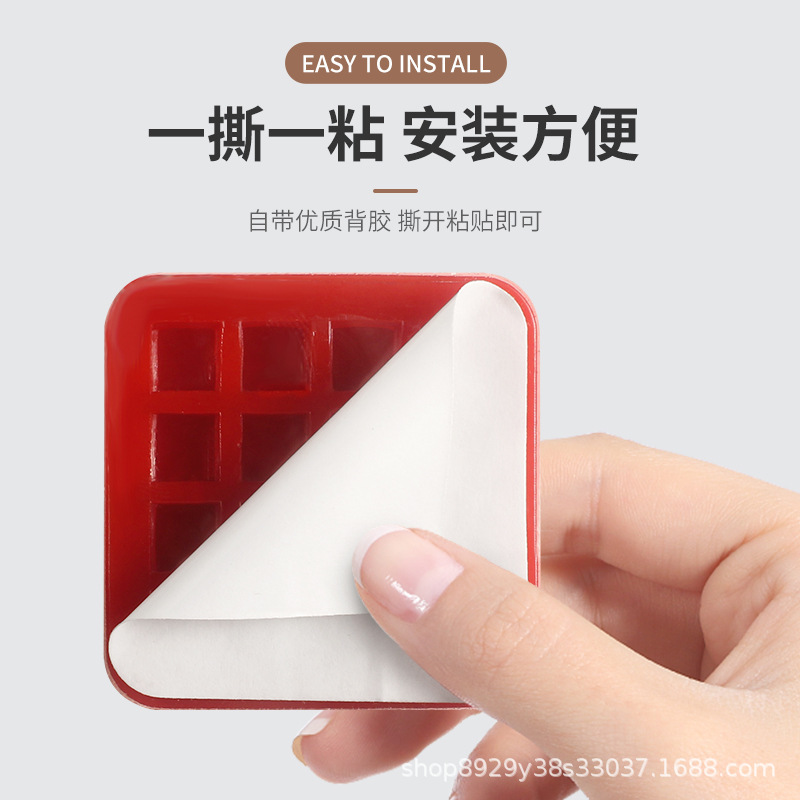 Silicone Anti-Collision Door Sticker, No-Drill Door Stopper, Door Handle Protector, Door Stopper, Silent Silicone Buffer