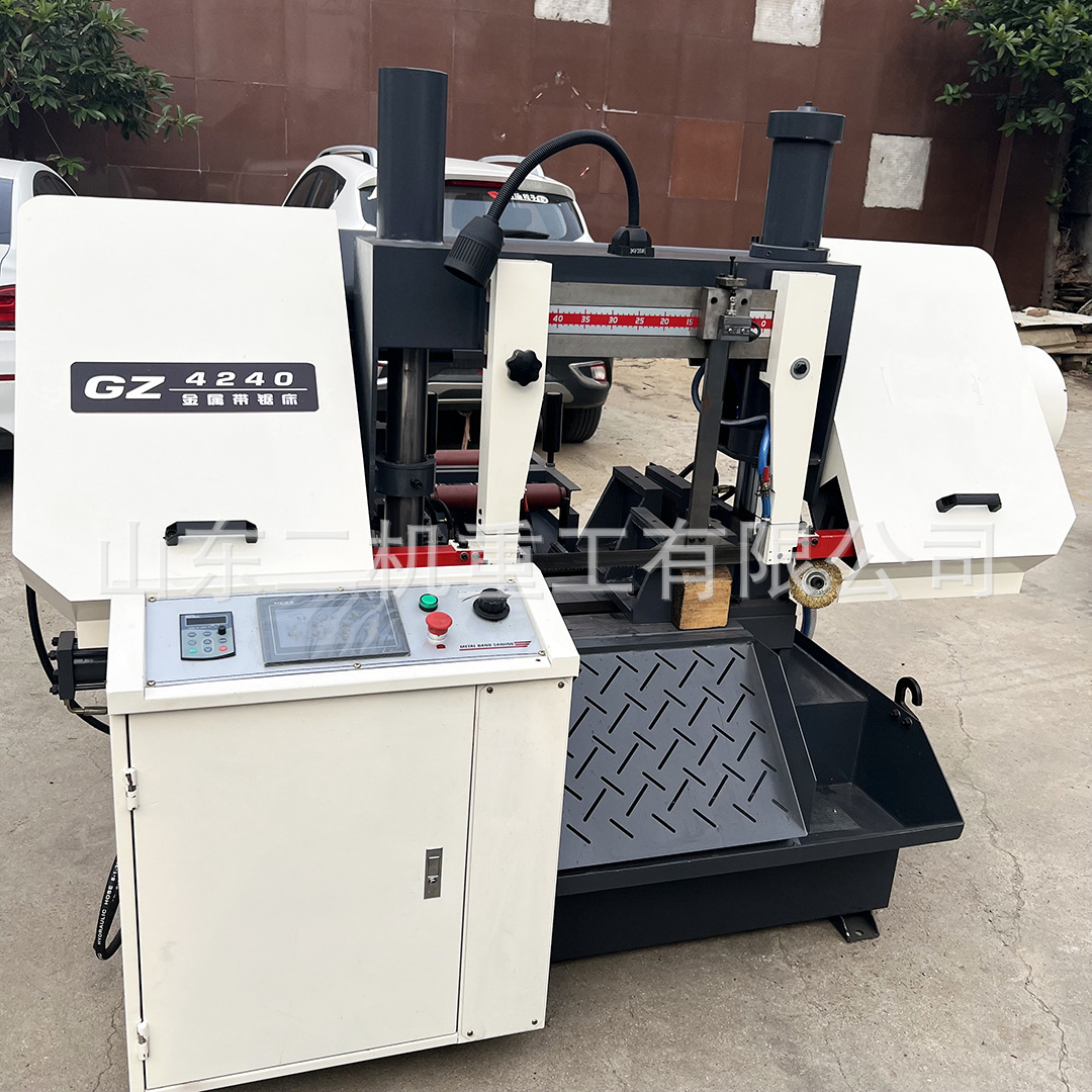 Gz4240 Cnc Sawing Machine Fully Automatic Feeding Double-Column Gantry Metal Band Saw 42504260 Horizontal Sawing Machine