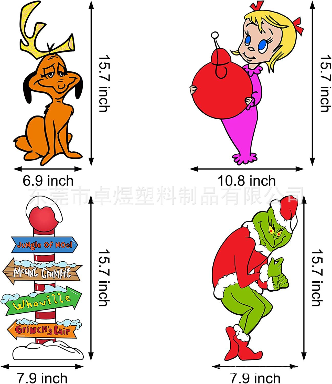 Greenqi Girl Street Sign Courtyard Insert Independent Station Popular Garden Sign Lawn Decoration Ground Insert Sign