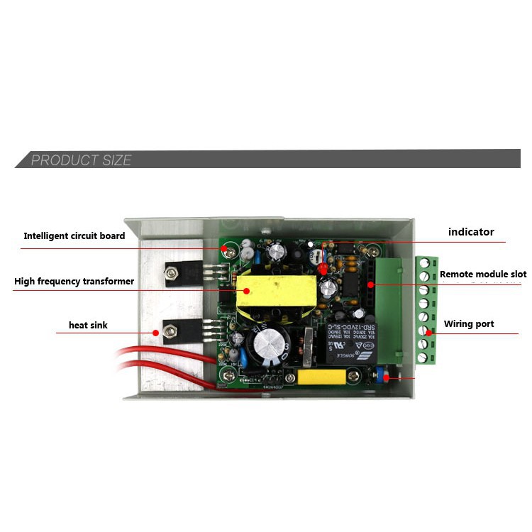 K80 access control special power supply 12v3a switching power supply 12v3a access control power supply 12v3A power supply