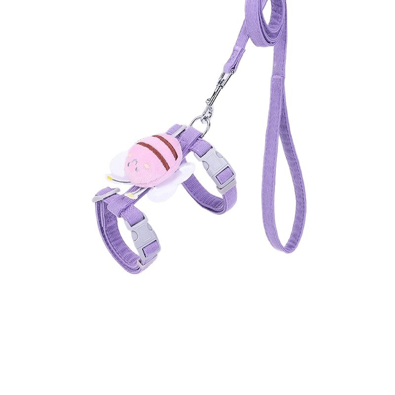 Traction Rope for Going Out to Prevent Loss of Internet Celebrity Adjustable Ragdoll Teddy Small Size Dogs Cat Rabbit Chipmunk Traction Rope