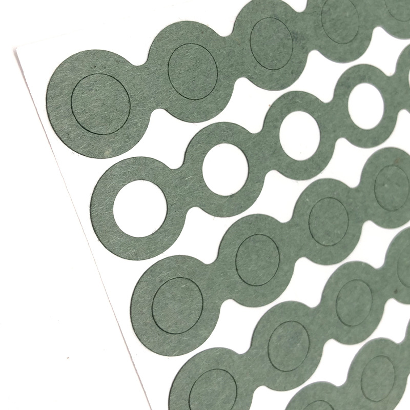Die-Cut Flame-Retardant Barley Paper Insulation Material 0.1-0.5mm Size Cutting Motor Lithium Battery Customization