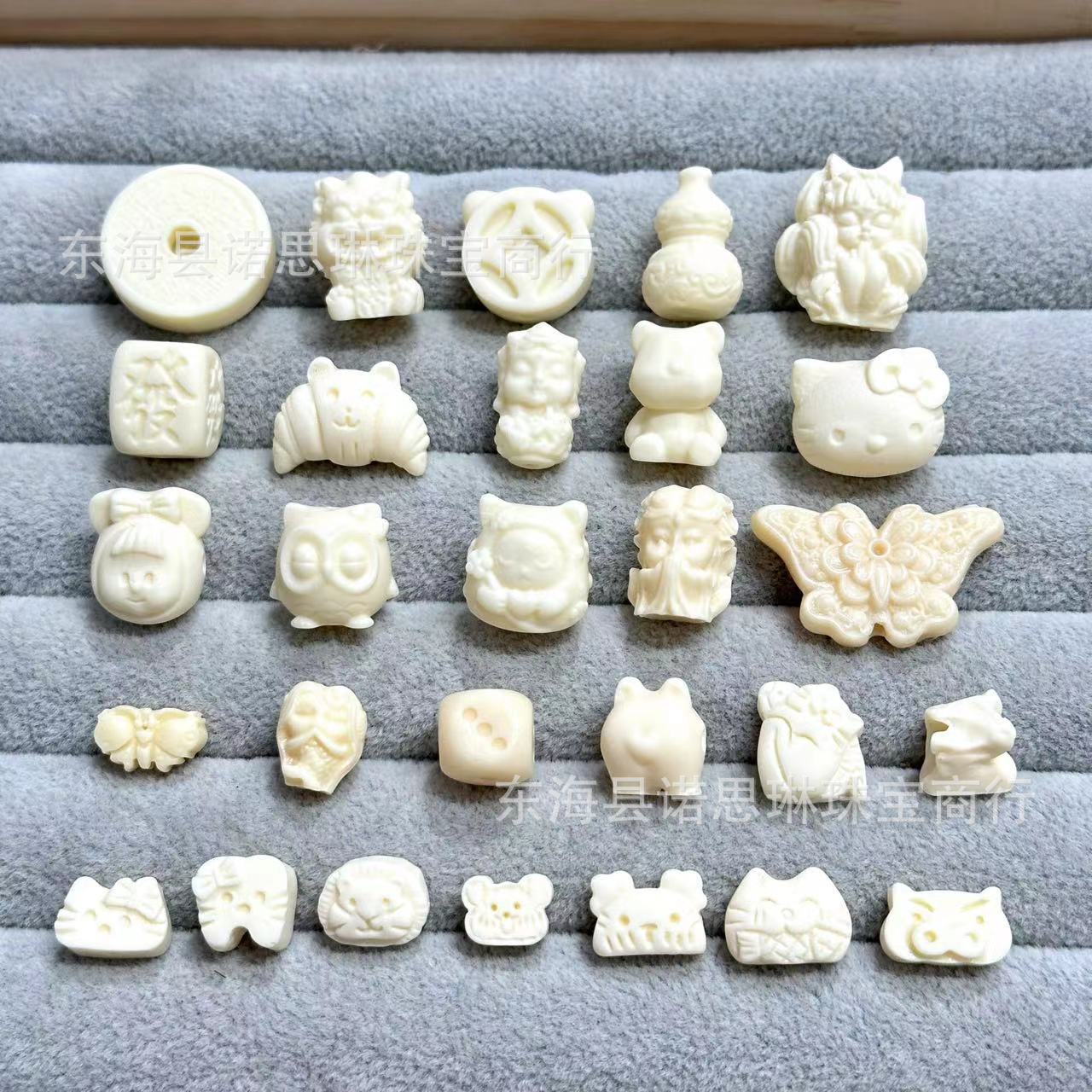 Ivory Fruit Accessories Gourd Mother Safety Buckle DIY Wen Play Buddha Bead Jewelry Accessories Accessories Bead Handmade Handmade Bracelet