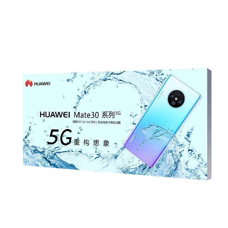 Hanging Export Led Store Wall-Mounted Advertising Light Box Soft Film Cloth Vertical Signboard Stall Advertising Display Stand