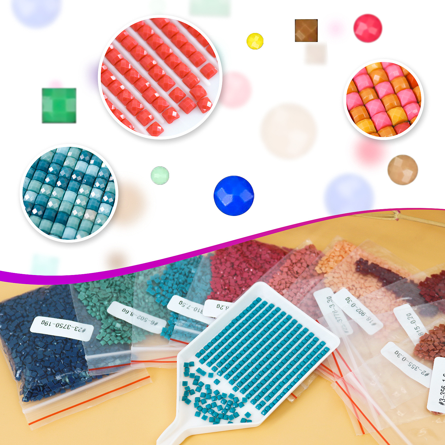 Cross-border diamond painting Dongguan Source Factory Lightning Shipment Diamond Painting Square Diamond Round Diamond Manual Point Diamond Painting