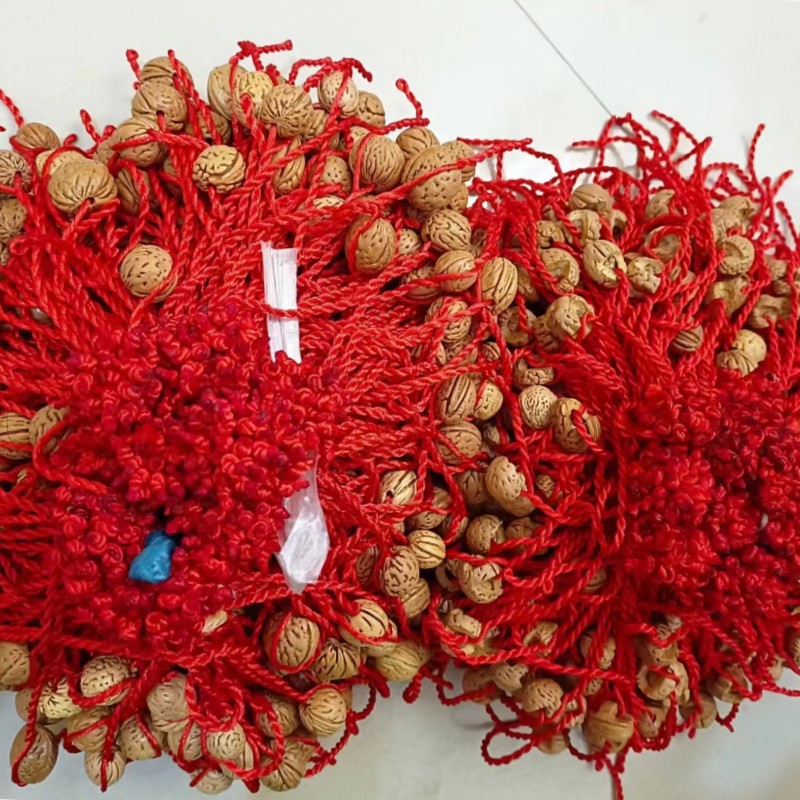 Браслет из красной нити в форме корзины с персиками и грецкими орехами для года зодиака, браслеты для пар, украшения на праздник драконьих лодок, этнический ручной плетеный браслет из красной нити