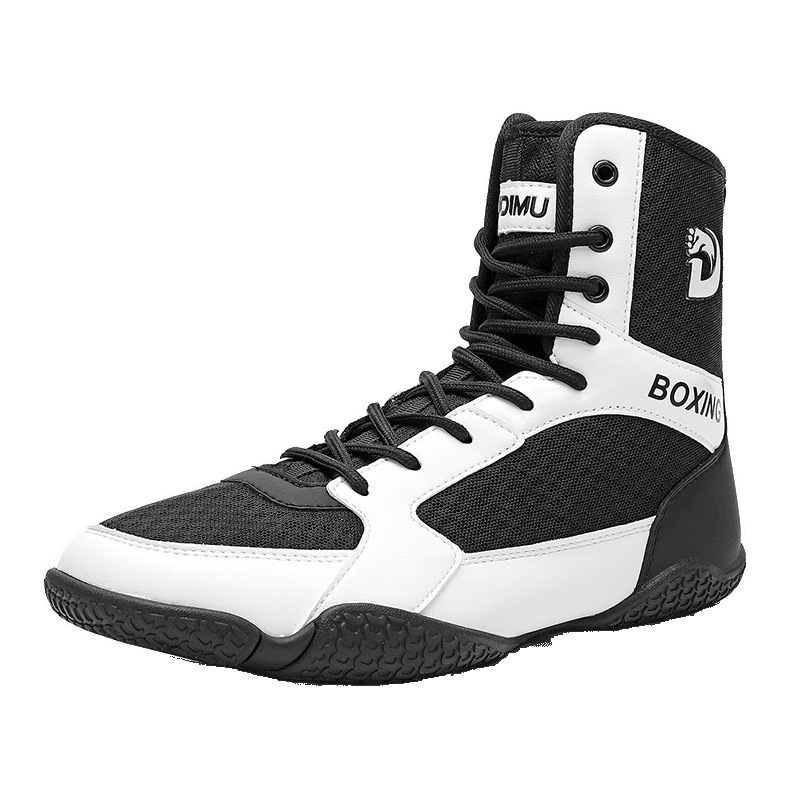 Wrestling Shoes, Sanda Shoes, High-Top Shoes, Men's Fighting Shoes, Boxing Boots, Combat Shoes, Boxing Shoes, Training Shoes
