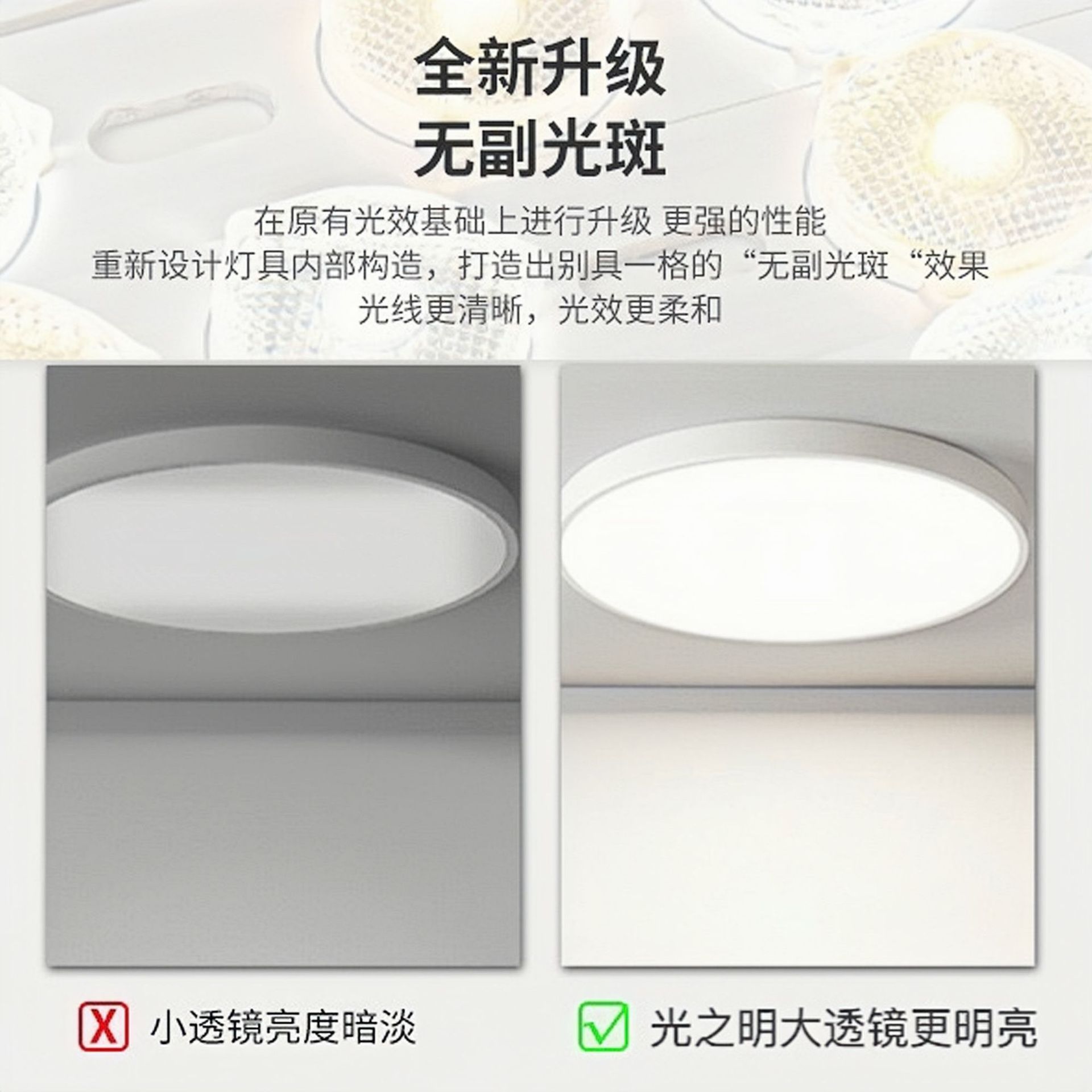 Nordic Simple Macaron Master Bedroom Study Balcony Lamp Super Bright LED Living Room Lamp Eye Protection Bedroom Ceiling Lamp
