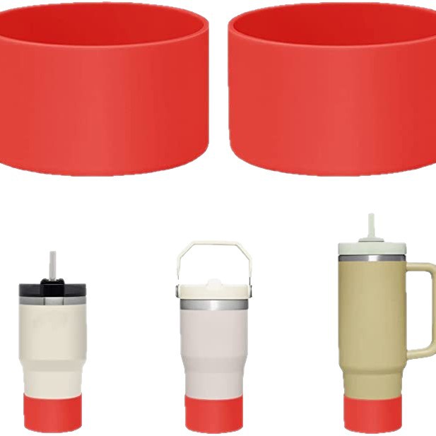 New Stanley Silicone Water Cup Protective Cover Straight Non-slip Heat Insulated Cup Cover Outdoor Sports Portable Cup Cover