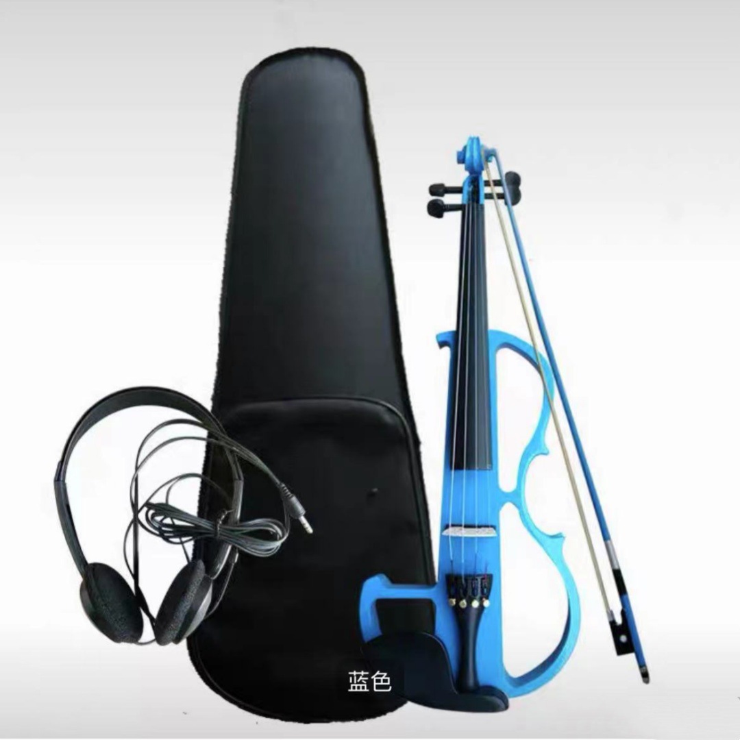 White black color electronic violin beginner playing electroacoustic Violin musical instrument