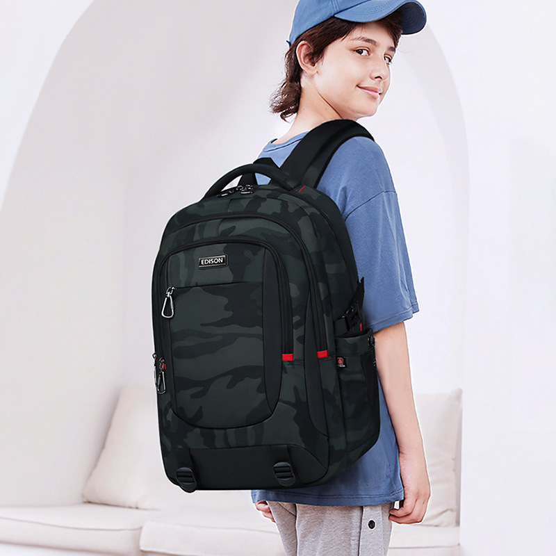 Рюкзак для старшеклассников, снижающий нагрузку на позвоночник, мужской школьный рюкзак для учеников младших классов 2024 года