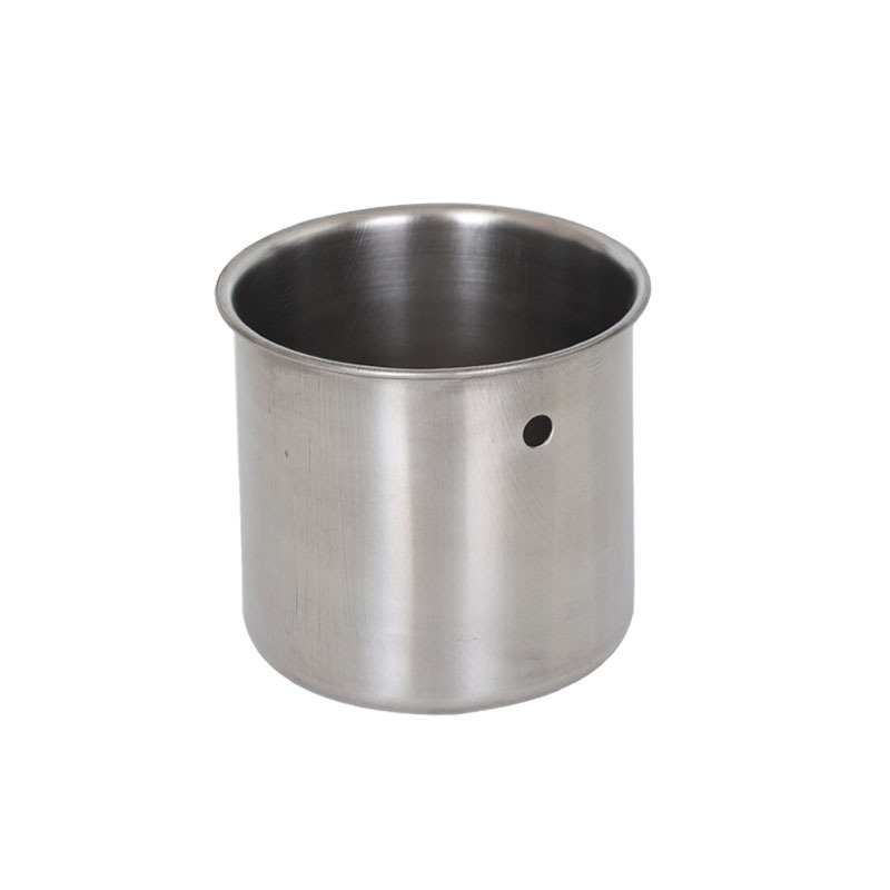 Stainless steel bird feeding cup feeding cup parrot starling feeding activity food cup wholesale bird supplies large size