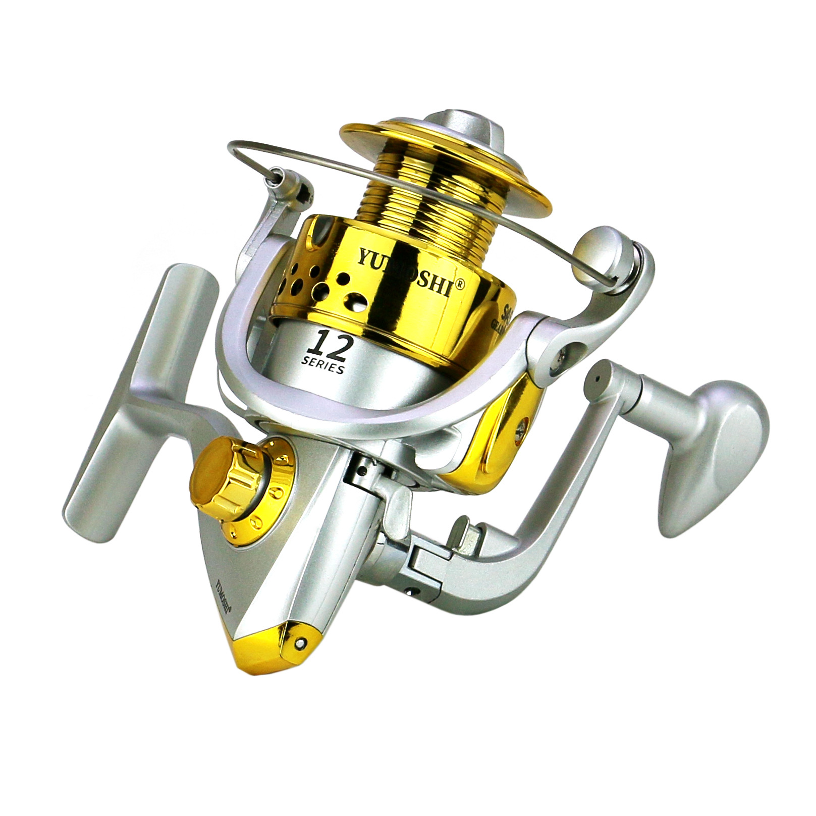 SA1000-7000 Fishing Reel Fish wheel fishing reel fishing reel fishing sea pole wheel spinning wheel plastic head silver yellow