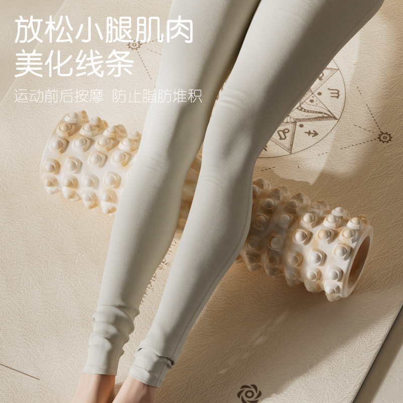 Foam Shaft Muscle Relaxation Skinny Leg Artifact Mace Massage Roller Professional Fitness Equipment Langya Yoga Pillar