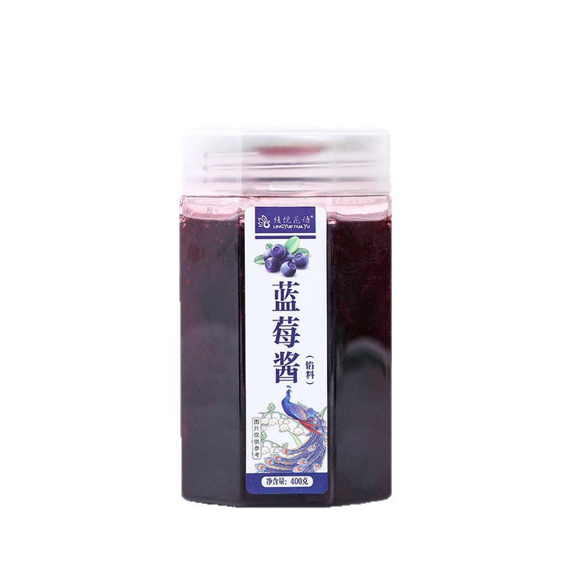 Factory Direct Sales Yunnan Rose Jam 400g Jam for Baking Rose Flower Honey Ice Jelly Porridge Ingredients Seasoning Fruit Pulp