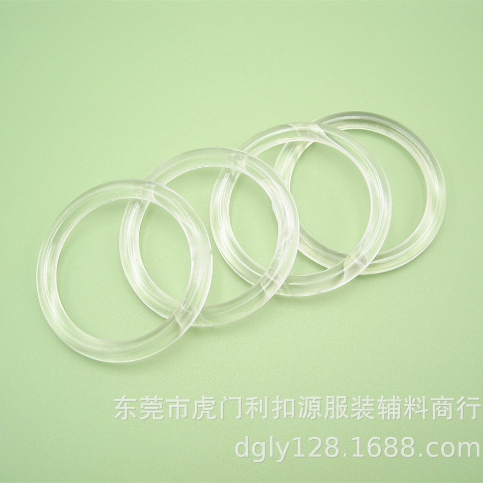 35mm Plastic Transparent Ring, Transparent Closed Ring, Transparent Book Ring, Brand New Jewelry Ring, Inner Diameter 35mm