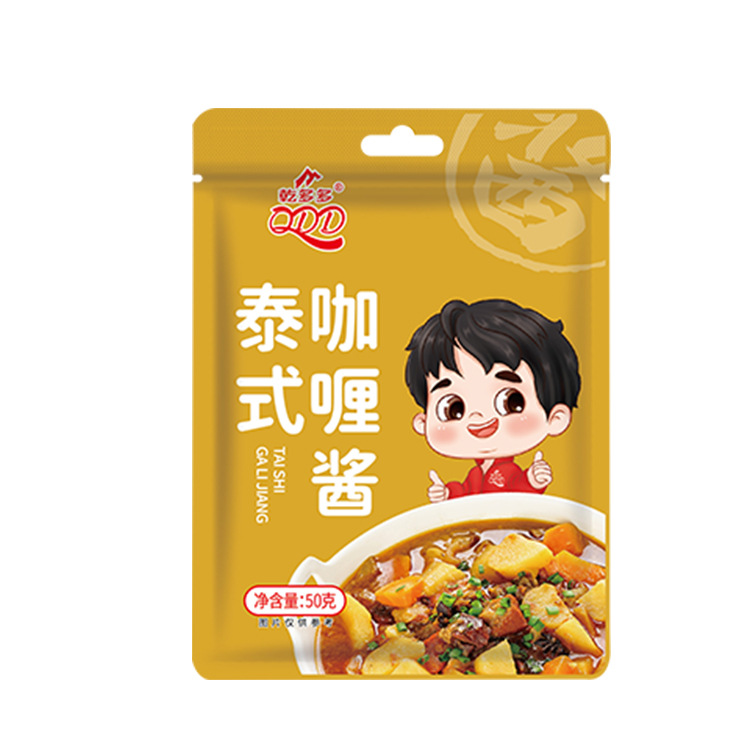 Thai Curry Sauce Ready-To-Eat Restaurant Bibimbap Fish Egg Japanese Yellow Curry Commercial Sauce Package Factory Wholesale Delivery