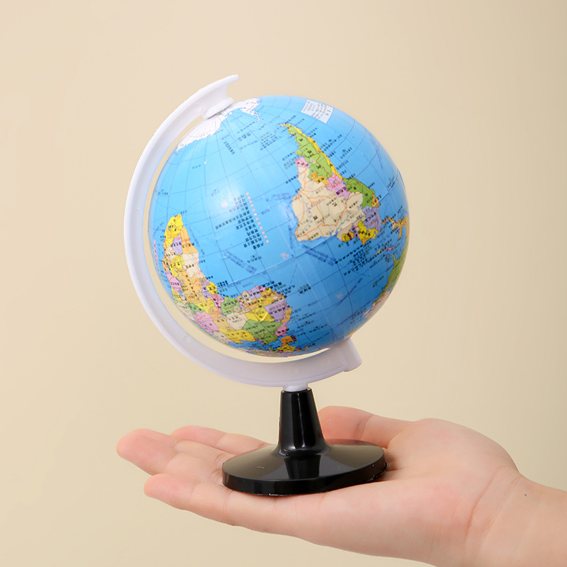 Globe Students Use Middle and High School Geography Terrain Teaching Ornaments Kidsren's Early Education 3D Stereo Prizes World Map