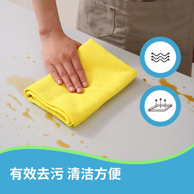 Amazon Kitchen Cleaning Cloth Wet and Dry Dual-Use Cleaning Cloth Multifunctional Household Water Absorbent Dish Washing Cloth
