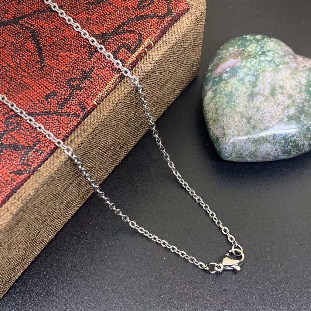 20 kinds of natural stone ladies chain necklace white pine obsidian white crystal gray agate blue sand gold stone wholesale